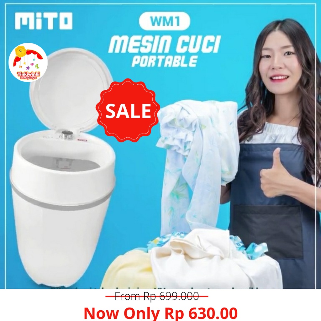 MITO WM1 Washing Machine Portable Mesin Cuci