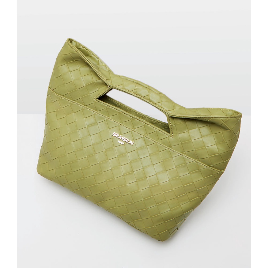 TAS TOTE WANITA  BRUNBRUN PARIS  CHAREY BOWLER GREEN  BT9073O2 TAS VIRAL PROMO