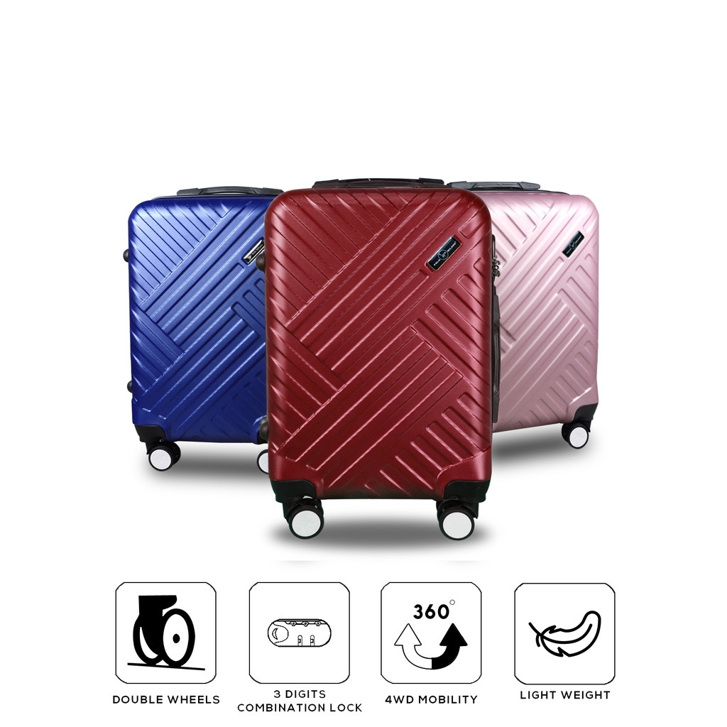 Koper Hardcase Polo Milano 24 Inch 728171 GARANSI PART