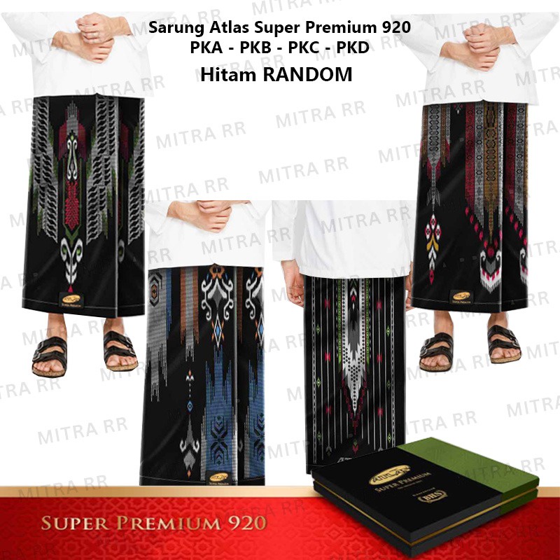 Sarung Atlas Super Premium 920 PKA PKB PKC PKD | Sarung Tenun Dewasa Premium by BHS