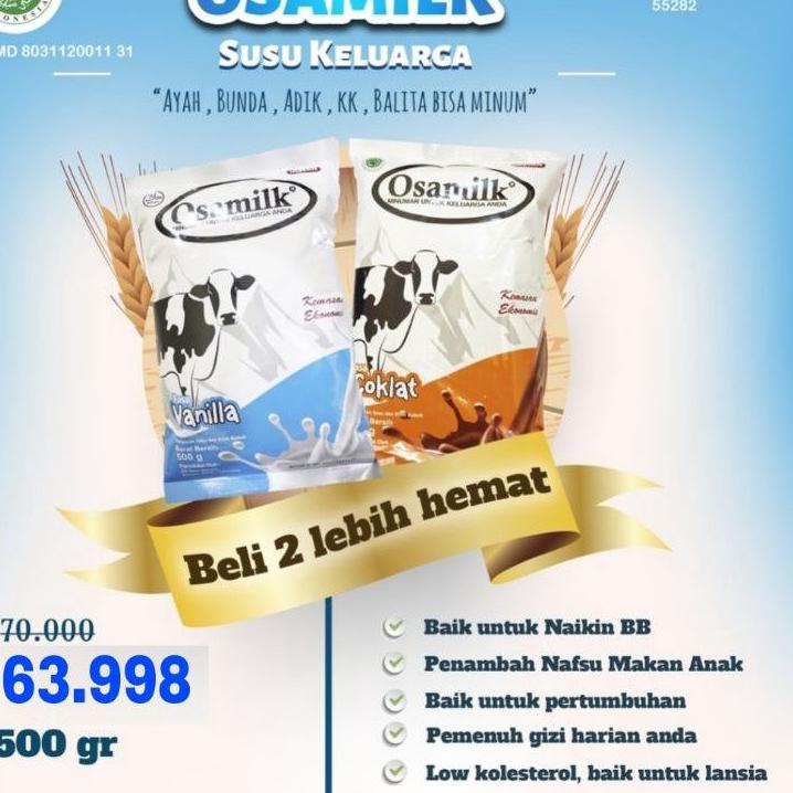 

Promo promo Susu Osamilk Bonus Jahe Penggemuk Badan Anak dan Dewasa Gemuk Sehat Alami Susu Sap