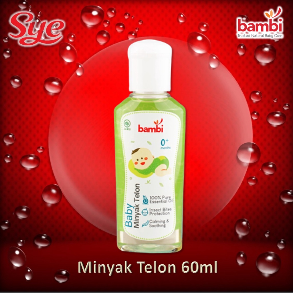 BPOM BAMBI BABY MINYAK TELON 60ML / TELON OIL BAYI / TELON ANAK / SYE