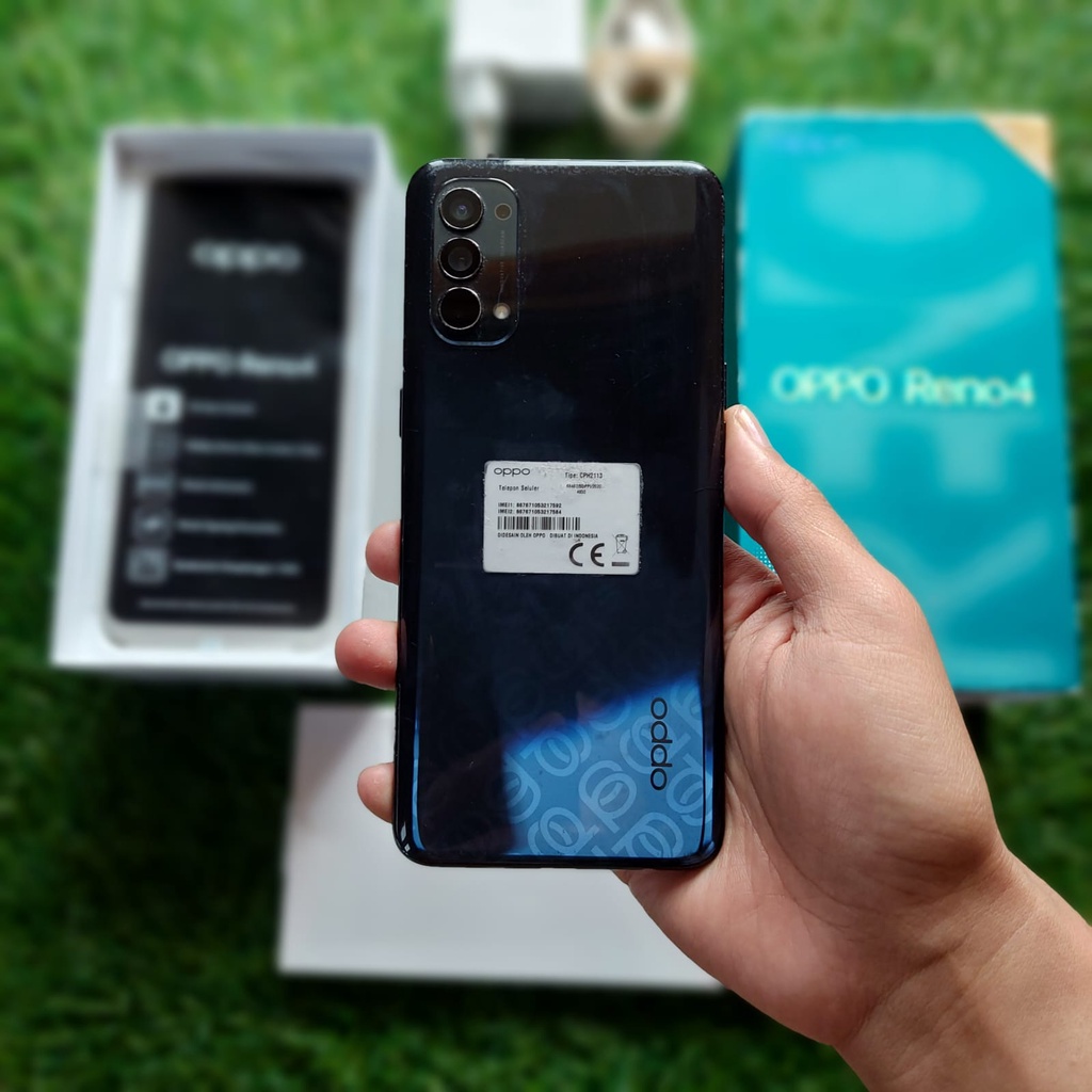 OPPO RENO 4 SECOND 8/128GB HP SECOND HANDPHONE SECOND HP SEKEN HP BEKAS HP MURAH