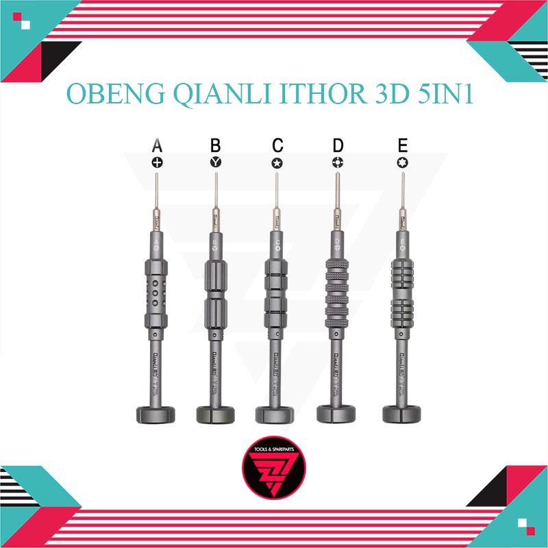 Obeng Ithor Qianli 3D 5IN1 Original