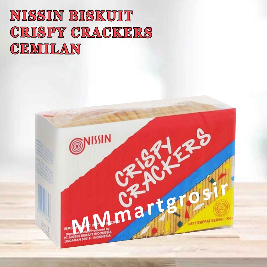 NISSIN CRISPY CRACKERS 250g / CEMILAN/BISKUIT