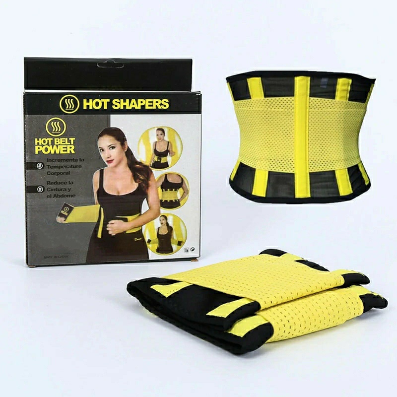 Korset Hot Shaper Belt Neotex Double Perekat Sabuk Korset Pelangsing Pembakar Lemak