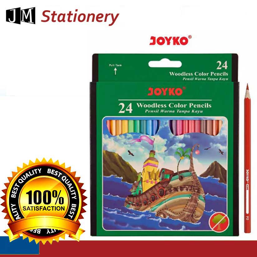 

Pensil warna Joyko 24 CP-104 Woodles ( 1 set )