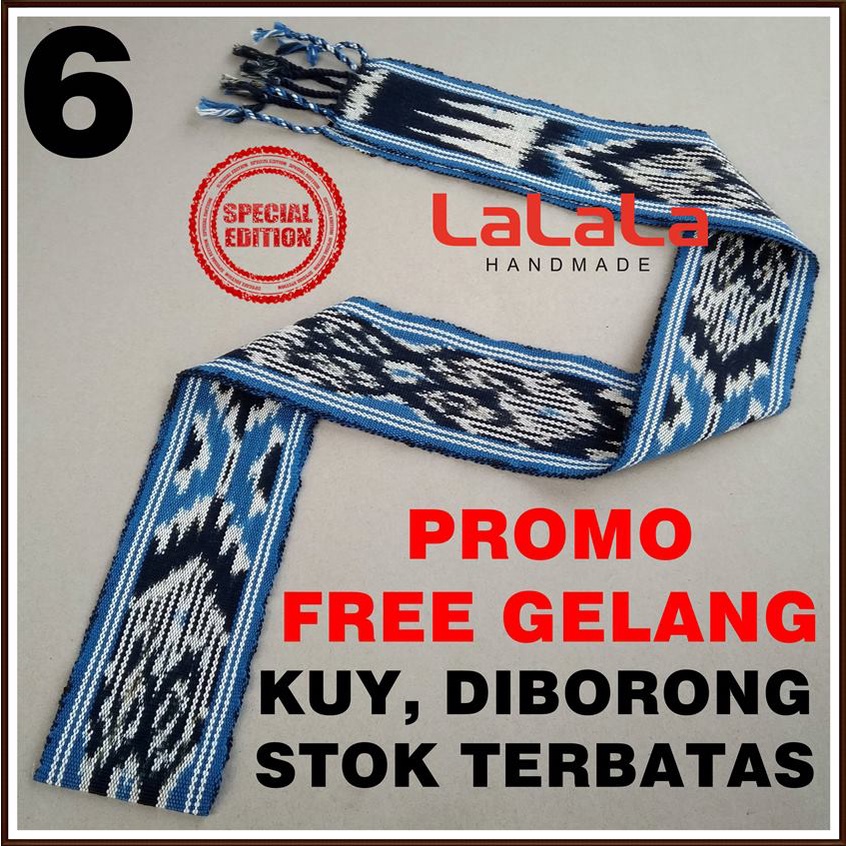 Ikat Kepala Tenun Etnik Motif Dayak Kalimantan Toraja Bali Lombok Kain PROMO TERMURAH