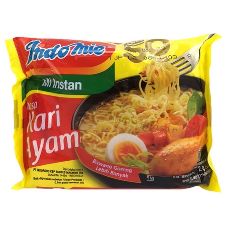 Paketan isi 5 pcs Indomie Rasa Kari Ayam 72g / Mie Instan