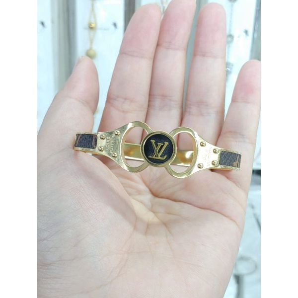 Gelang LV fashion titanium anti karat anti luntur