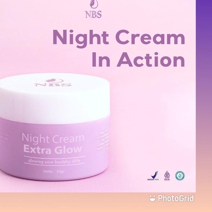 ✯ NIGHT CREAM NBS EXTRA GLOW ECER /CREAM MALEM EXTRA GLOW/ECER NIGHT CREAM ULTIMATE(NBS SKINCARE) ▲