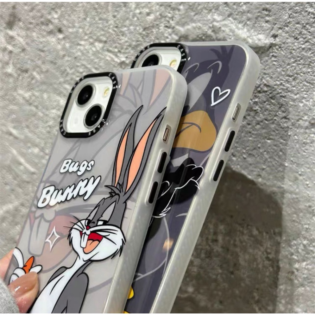 NEW Case PREMIUM !! BUGSBUNNY BEST QUALITY PRINT SOFTCASE IPHONE 14PROMAX 14PRO 14PLUS 14 13PROMAX 13PRO 13 12PROMAX 12PRO 12 11 SOFTCASE DAFFY DUCK