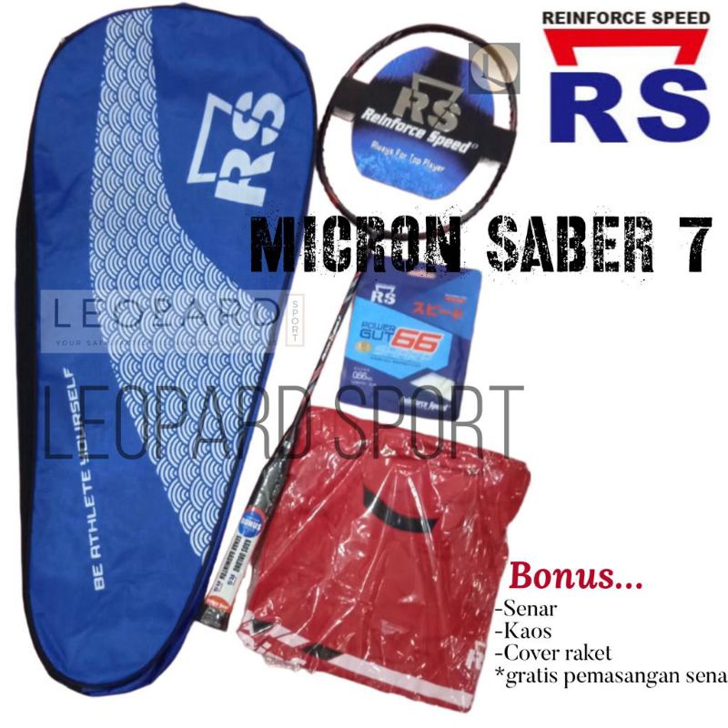 Raket Badminton RS Micron Saber 7 Zoom / Raket RS