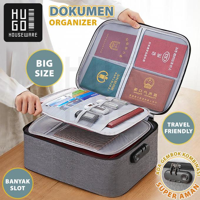 

Terbaru !!! Hugo Tas Dokumen Tempat Penyimpanan File Travel Bag Dengan Digit Lock