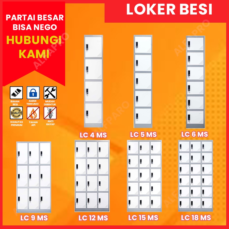 Loker Besi IMPORTA Lemari Locker Besi IMPORTA