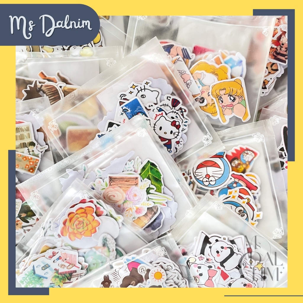 

Stiker Aesthetic Lucu Kecil Karakter Kartun Deco Anti Air Doraemon Gudetama Sailor Moon / Deco Sticker Dekorasi Journal Jurnal Diary Bujo Photocard PC Holder Decor HP Kpop Toploader Cahol Korea Kawaii DIY Planner Scrapbook Craft [ST09]