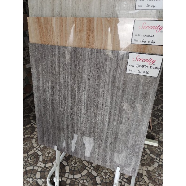 Granit Lantai Kilap Kaca 60x60 Serenity Travertine DGY Pare Kediri