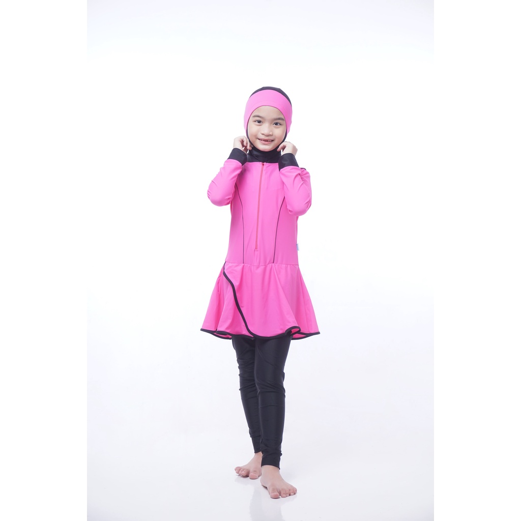 Baju Renang Anak Muslimah Edora - Freya Kids