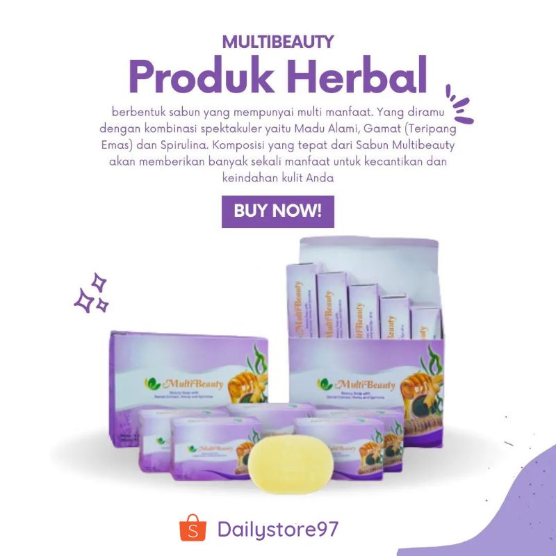 COD | SABUN MULTI BEAUTY SOAP ORIGINAL PROMO FREE JARING