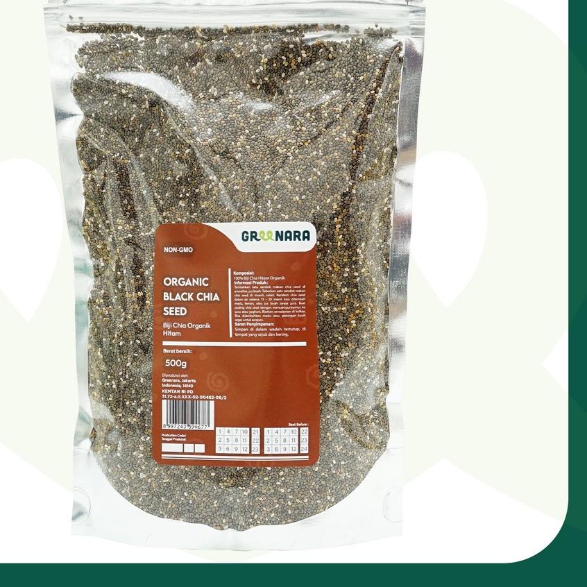 

۞ Organic Black Chia Seed 500gr / Chiaseed Hitam Organik ✳