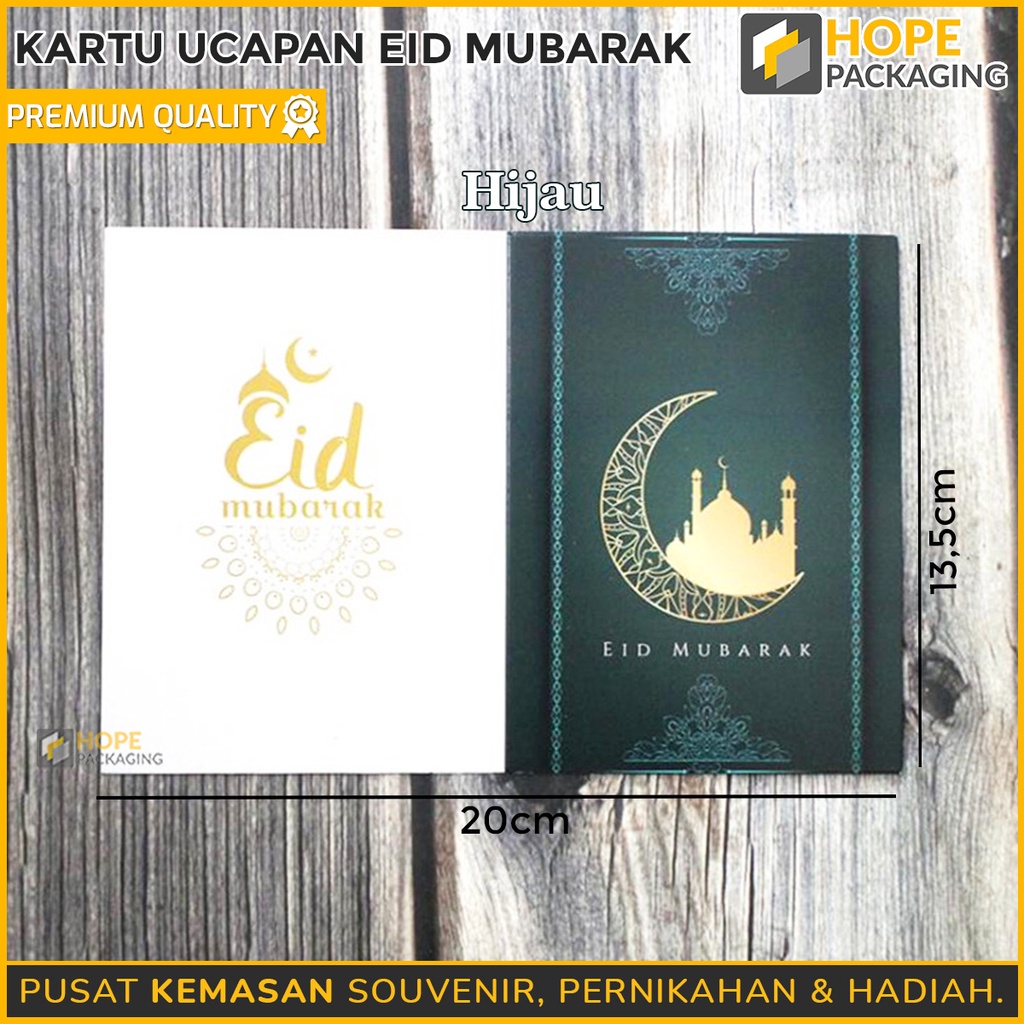 [ isi 5 PCS ] Kartu Ucapan Eid  / unik mewah murah / Gantungan Ucapan / Gantungan Gift Box