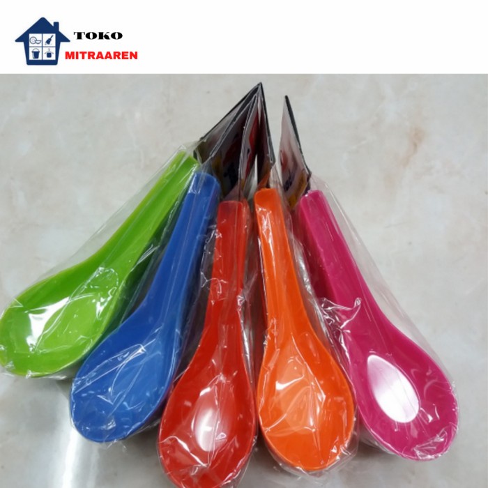[Sendok Bebek] Sendok Bebek Melamin Besar Warna/Sendok Melamin Bebek [Peralatan]