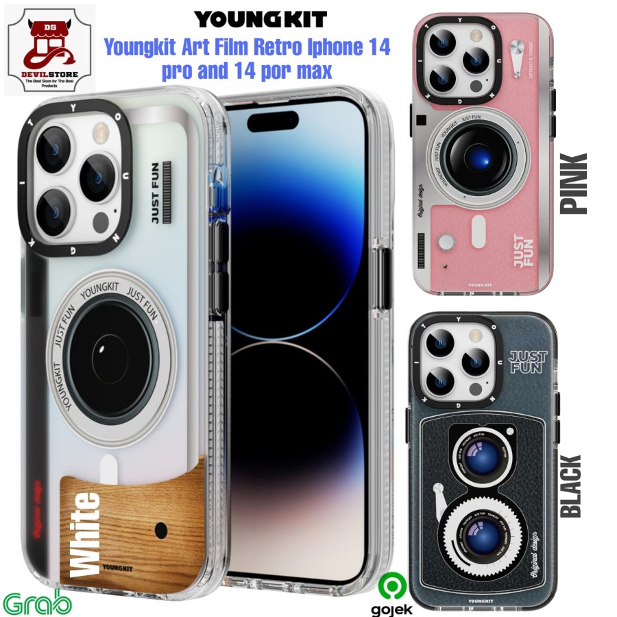 Youngkit Art Film Retro Magsafe Case Iphone 14 Pro max Iphone 14 Pro