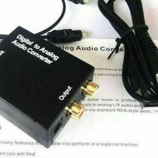 ✺ Conveter audio digital to analog + kabel optik ✽