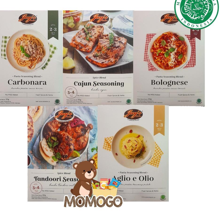 

Dear JAY'S BOLOGNESE / AGLIO E OLIO / CAJUN / TANDOORI / CARBONARA SEASONING 30 GR