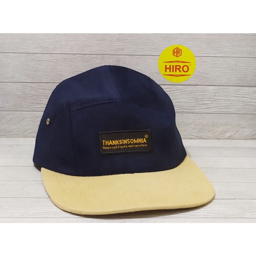 Topi Snapback Bordir Thxnsom Hip-Hop New Model/Topi Lima Panel