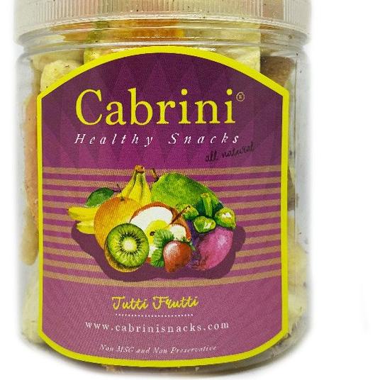 

۞ Cabrini Healthy Snacks - Tutti Frutti (500 ml) Keripik Buah Premium ➸