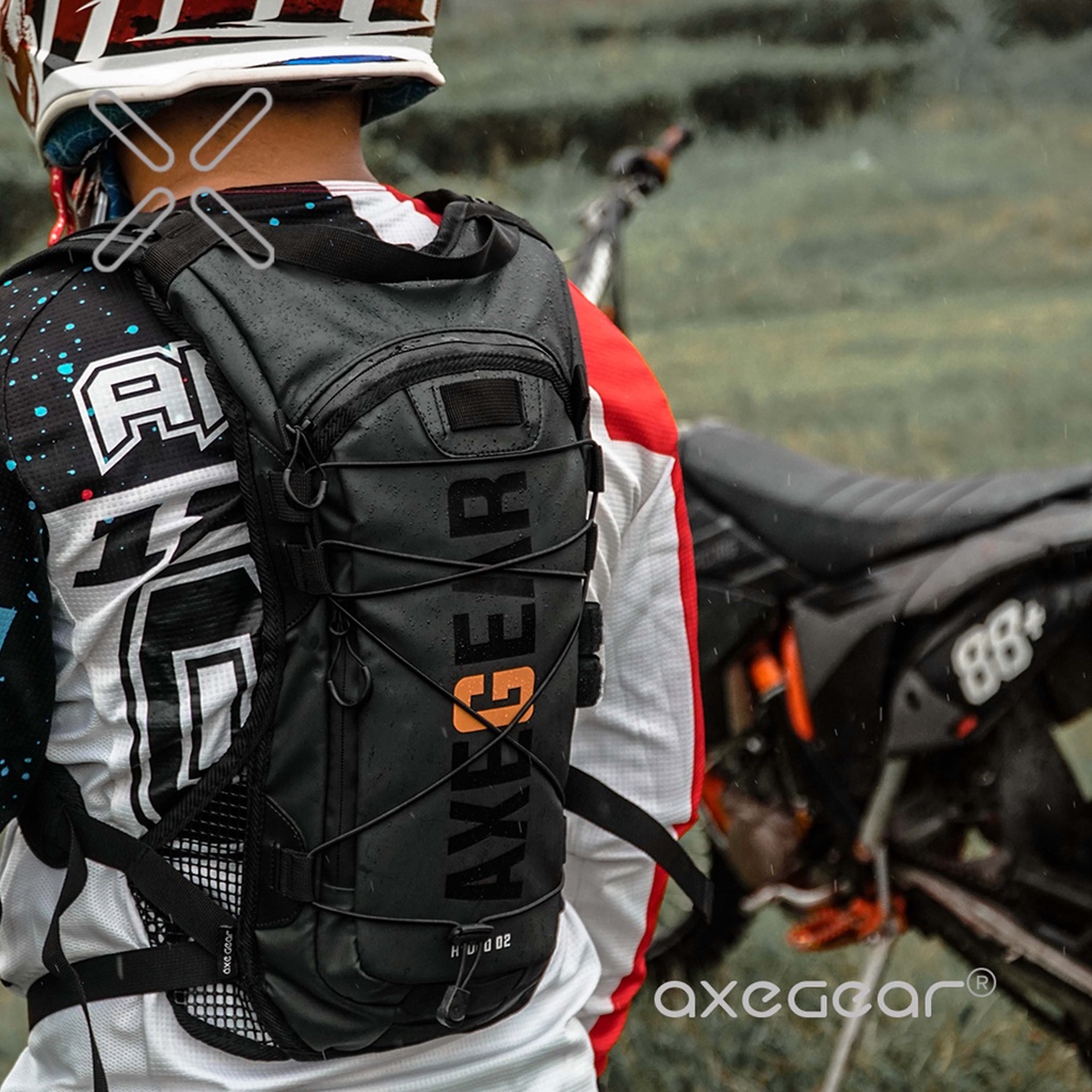 Tas Sepeda Motocross Turing Trabas Offroad Waterproof Hydropack Ransel - AXEGEAR RKYND Hydro 02