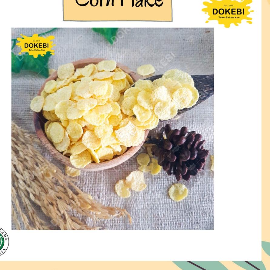 

✼ CORN FLAKE 1Kg / FLAKES / CORNFLAKES KILOAN DIJAMIN CRISPY! ➤