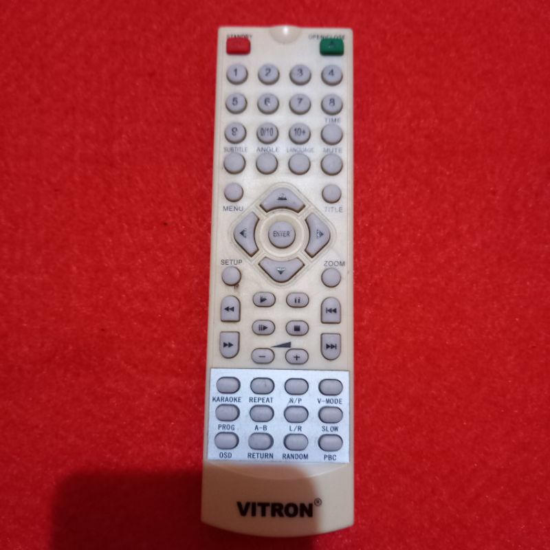 Remote DVD Player VITRON Original Asli .