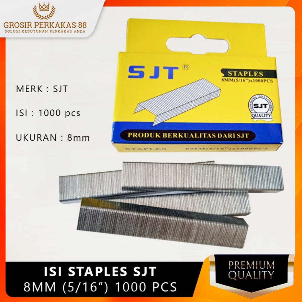 

Isi Staples Tembak Steples Stapler Gun Tacker Stapler 8mm Setaples