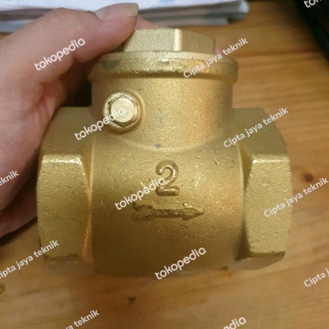 swing check valve kuningan / klep tabok 2 (INCH) PN16