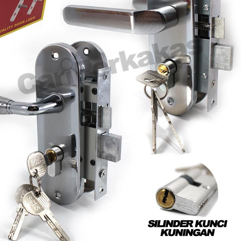 ۝ STAR CLASSIC Kunci Pintu Kecil - Gagang Pintu - Kunci Pintu Kamar - Kunci Pintu WC - Kunci Kamar ➦