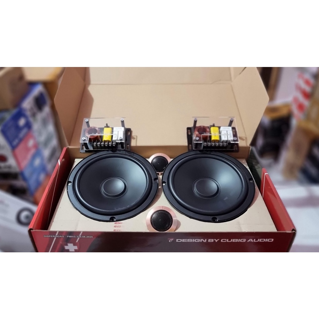 SPEAKER SPLIT 2 WAY CUBIG SWISSLINE GOLD