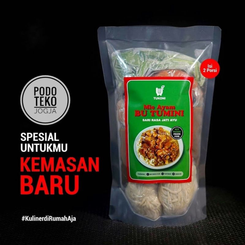 

Mie Ayam Bu Tumini Kemasan Froozen isi 2