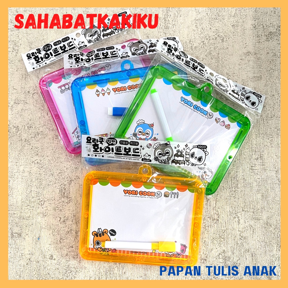 

Papan Tulis Mini / Papan Tulis Anak / Colurful White Board / White Board Mini Spidol