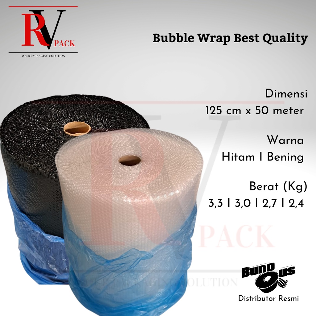 

BUBBLE WRAP 125cm x 50m MURAH