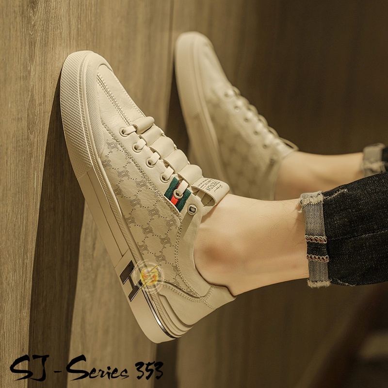 [OOS] Sepatu Sneakers Casual Pria Bisa Formal maupun Non Formal Kualitas Import Premium -353