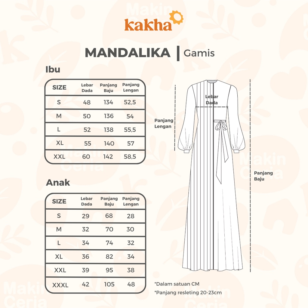 Kakha - Sarimbit Keluarga mandalika (A) / Baju couple keluarga / Sarimbit Keluarga / Baju muslim couple-6