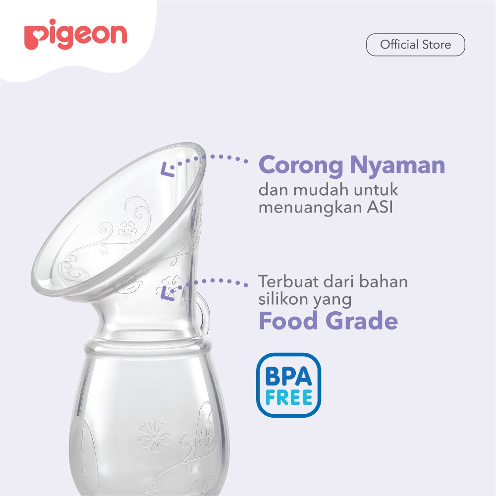 PIGEON MURAH MILK SAVER PUMP / POMPA ASI MANUAL WADAH PENAMPUNG ASI