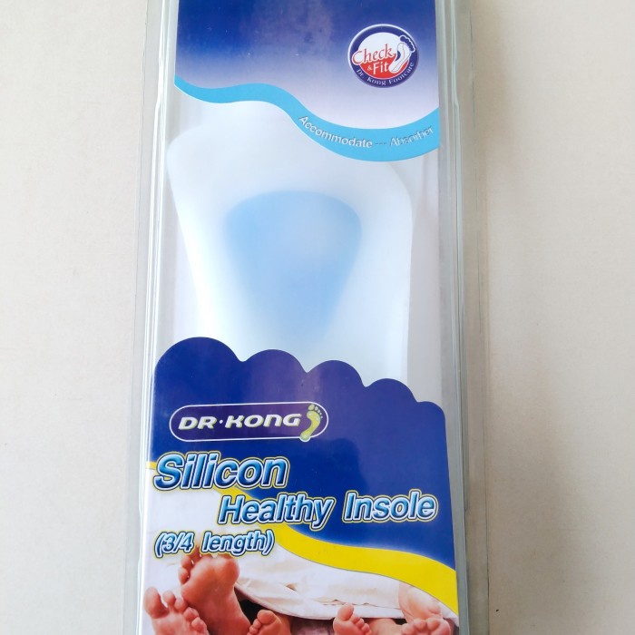 Best Seller Insole Silicon 3/4 Length Kesehatan Dr Kong I0063 Wht