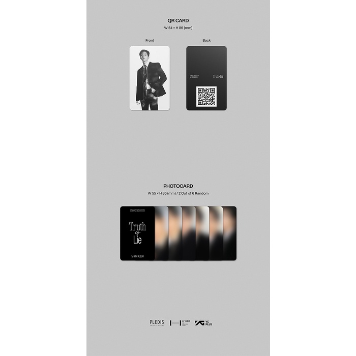 HWANG MIN HYUN - 1st Mini Album TRUTH OR LIE (standard / weverse album ver)