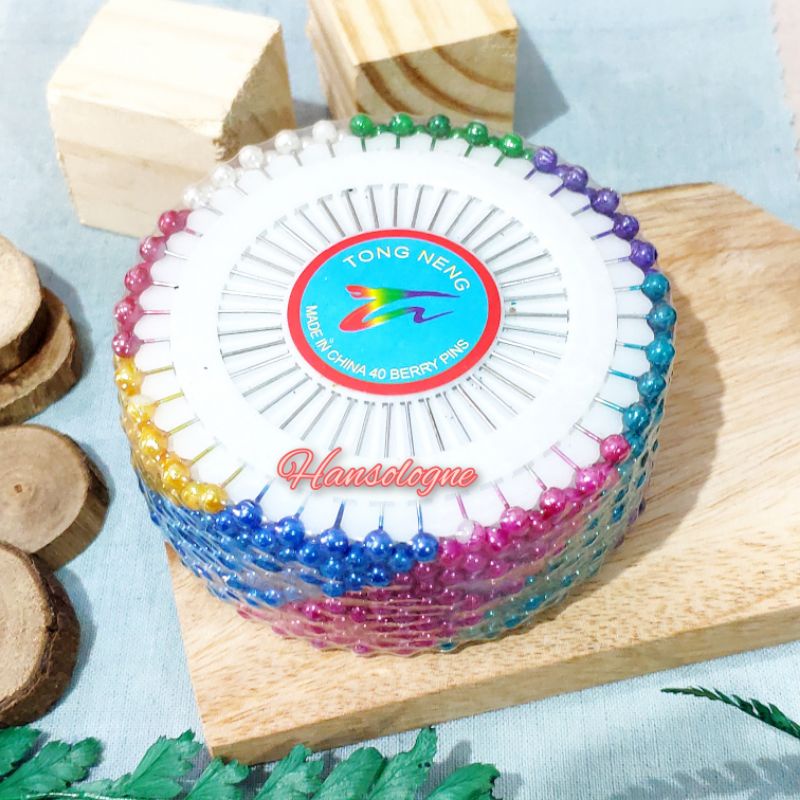 Jarum pentul lembaran bahan stainless isi 40 pcs