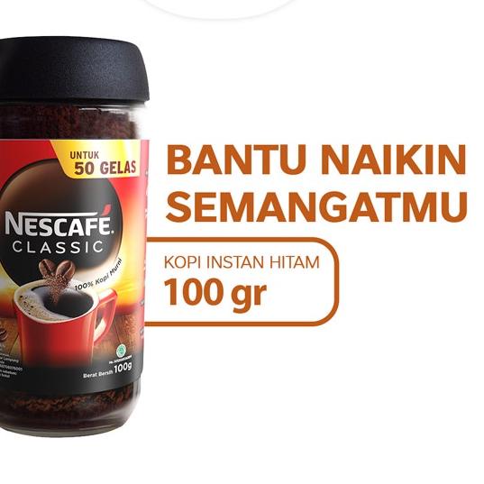 

Hemat Keras NESCAFE Classic Kopi Instan Kopi Hitam 100g Jar