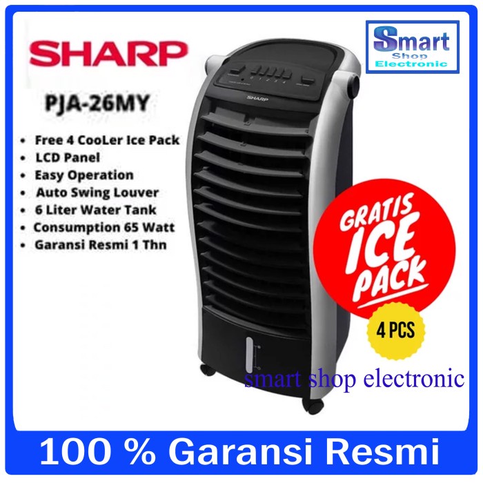 Terlaris Air Cooler Sharp Pja-26-My-B 65Wat Pendingin Ruangan Ac Portable