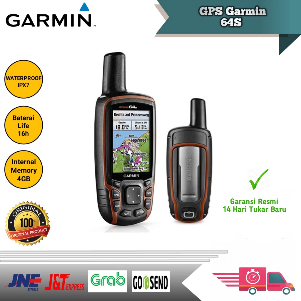 GPS MAP GARMIN 64S - GARMIN GPSMAP 64s - Garmin Gps64s Garansi Resmi